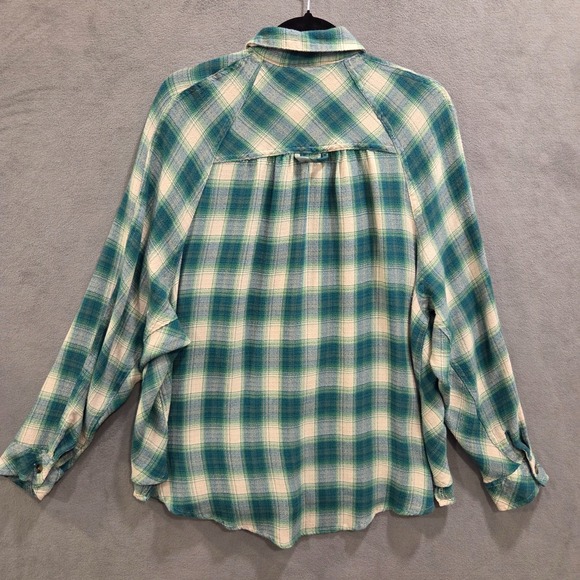 BDG Urban Outfitters Plaid Flannel Button Up Shirt Women's Size M Casual Classic - Picture 4 of 14
